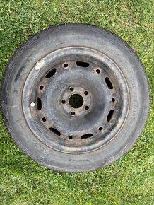 Prodám obuté Plecháče 165/70 R14 - 8