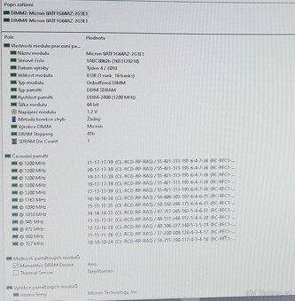 2x 8gb Micron ddr4 2400mhz do PC(MemTest86 ok)(3) - 8