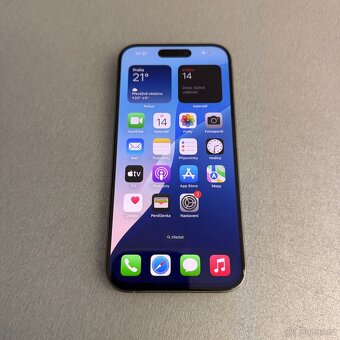 iPhone 15 Pro 128GB jako nový, natural titan, 100% baterie - 8