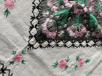 Staré plátěné ubrusy-různé - 8