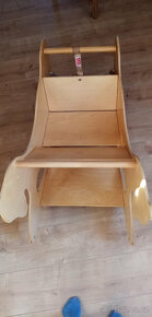 Trihorse 3v1 jídelní židlička, houpačka, stoleček - 8