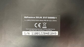 sestava ZEUS Hifonics Maxximus Series subwofer - 8