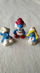 stavebnice Modul, retro stavebnice,Dřevěné kostky, šmoulové, - 8