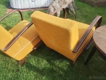 Sada křesla halabala + židle+ stolek - 8