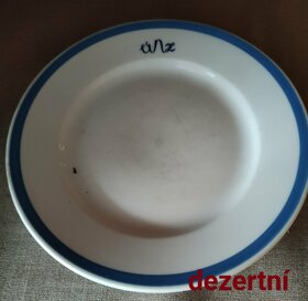 Talíře hluboké, mělké, dezertní, retro .... - 8