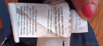 Kalhoty tmavě modré s kšandami vel. 86 - 8