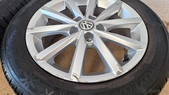 Alu kola VW 15" 5x100 letní pneu 185/60 R15 5+mm Polo - 8
