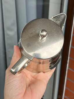 Art Deco Alpaková konvice 300ml, Berndorf Arthur Krupp - 8