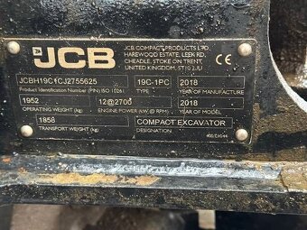 Pásový minibagr JCB 19 C-1 - 8