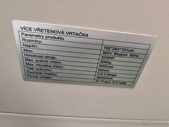 Kolíkovačka s přídavným horním vrtáním včetně vrtáků. - 8