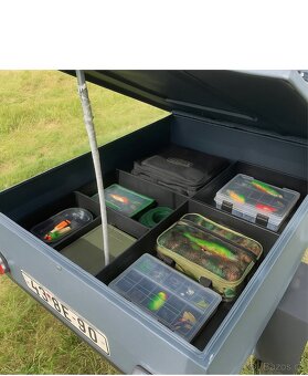 🛻Přívěs za auto – rybaření, myslivost, outdoor, les - 8