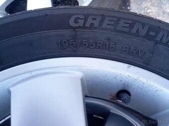 Alu kola 5x100, vč. pneu rozměr 195/55 R 15 - 8