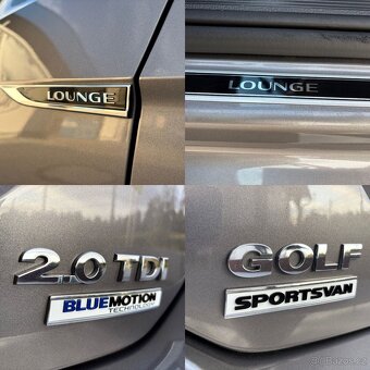 VW Golf 7 SPORTSVAN LOUNGE 2.0 Tdi 110kw/150ps Závěs Alu - 8