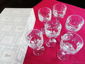 Moser - Sada 6 kusů kvalitních broušených skleniček na likér - 8