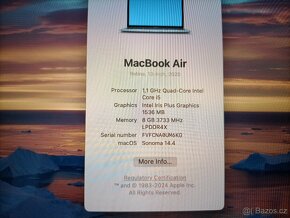 MacBook Air 13" 2020, 8GB ram, 512GB SSD - 8
