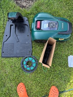 Robotická sekačka PARKSIDE Smart PMRDA 20-Li B2, 4Ah + garáž - 8