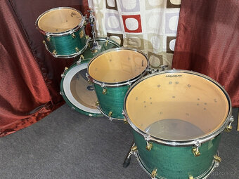 Bicí sada Yamaha Maple Custom Turquoise 22, 12, 14, 16" + k - 8