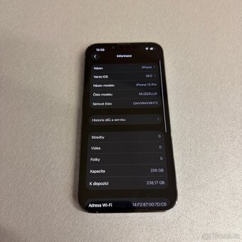 iPhone 13 Pro 256GB sierra blue, 100% baterie, záruka - 8