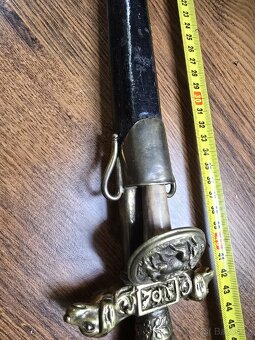 KRASNY STARY LOVECKÝ TESÁK- KANEC - 8