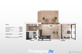 Prodej rodinného domu 2+kk, 27 m2 - Dobšice, ev.č. 100154 - 8