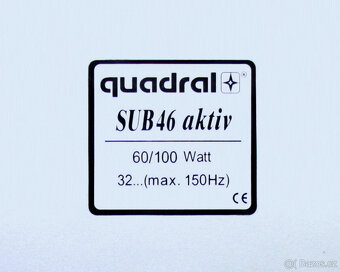 Aktivní subwoofer Quadral Sub 46 Aktiv. - 8