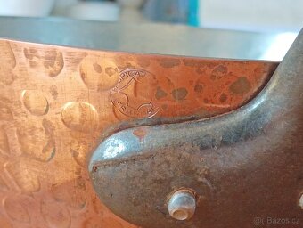 PROFESIONÁLNÍ MĚDĚNÝ HRNEC BAUMALU ALSASKO FRANCIE 70.LÉTA - 8