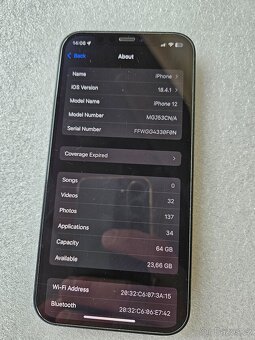 iPhone 12, černý, 64 GB - 8