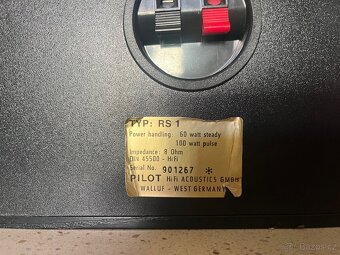 Kvalitní německé reprobedny Pilot RS1 - 8