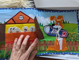 Quiet book - interaktivní kniha - 8
