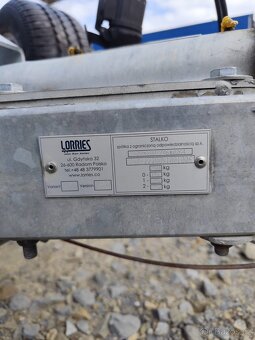 Autopřepravník Lorries, plato, bržděný dvounápravový vozík - 8