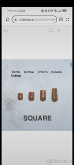 Ručně malované nalepovací gelové press on nehty - 8