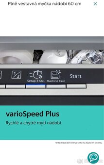 Nová vest myčka SIEMENS SN63EX06VE s autoOpen dry,2 roky zár - 8
