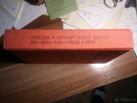 údržba a opravy vozů škoda 100,110, 110R-1977, 469stran - 8