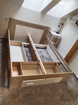 Postel 200x160 s úložným prostorem - 8