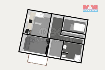Prodej bytu 3+kk s garáží, 66 m², Karlovy Vary, ul. Akátová - 8