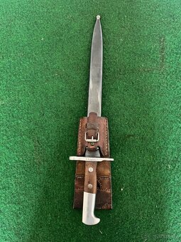 Švajčiarsky bodák Model 1889/18 s puzdrom a závesom - 8