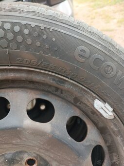 Letní pneu 205/55/R16 zánovní pneu 5x112 - 8