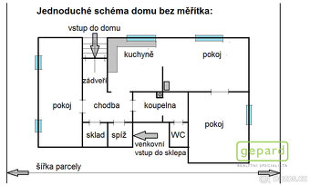 Přízemní rodinný dům Dobrá Voda u ČB - 8