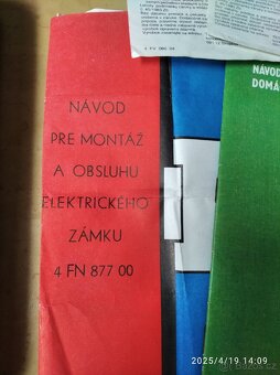 Domovní zvonek Tesla..Kompletní nová nepoužitá sada - 8