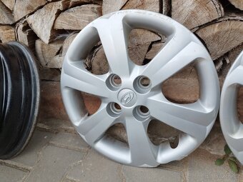 P: Plech. disky R14 Accent III Rio II + poklice a matice - 8