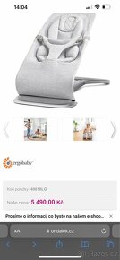Lehátko Ergobaby Ergo Baby Evolve light grey - 8