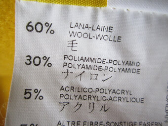 Jarní sako vel. M/38, sytě žluté, 60% vlny, italský výrobek - 8