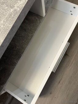 Konferenční stolek IGUAN - beton/bíla - 8