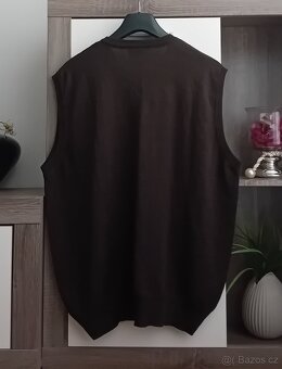 Enzo Lorenzo pánská úpletová vesta vel. L/XL vlna nová - 8