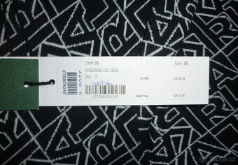 Černobílé úpletové šaty Karl Lagerfeld - 8