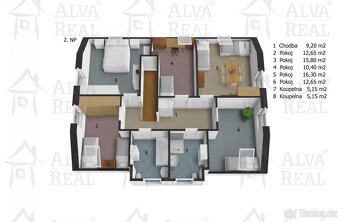 Prodej RD 7+1 v Kuřimi, ul. Foglarova, CP 743 m², všechny... - 8