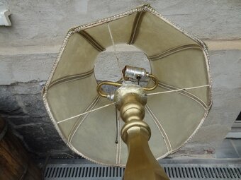 Stolní lampa starožitní. Mosaz. - 8