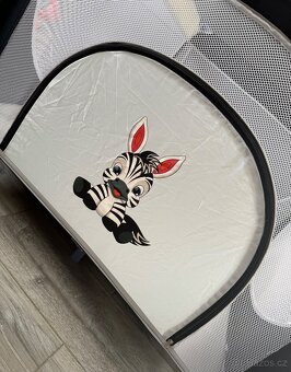 Cestovní ohrádka / postýlka Cosing Zebra Grey - 8