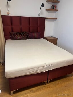 Luxusní boxspringová manželská postel - 8