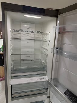 Lednice s mrazákem Gorenje nerez šedá - 8